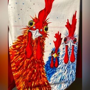 NO LABEL Funny Chicken Baseball Style T-Shirt